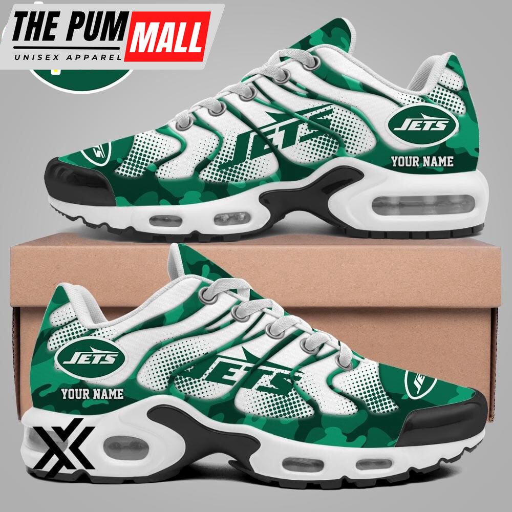 Custom Name New York Jets Air Max Plus Shoes For Fans
