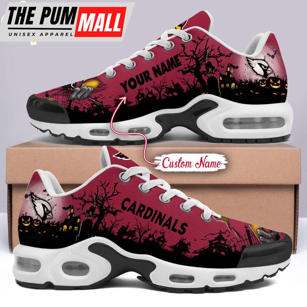 Custom Name NFL Arizona Cardinals Halloween Day Air Max Plus Shoes