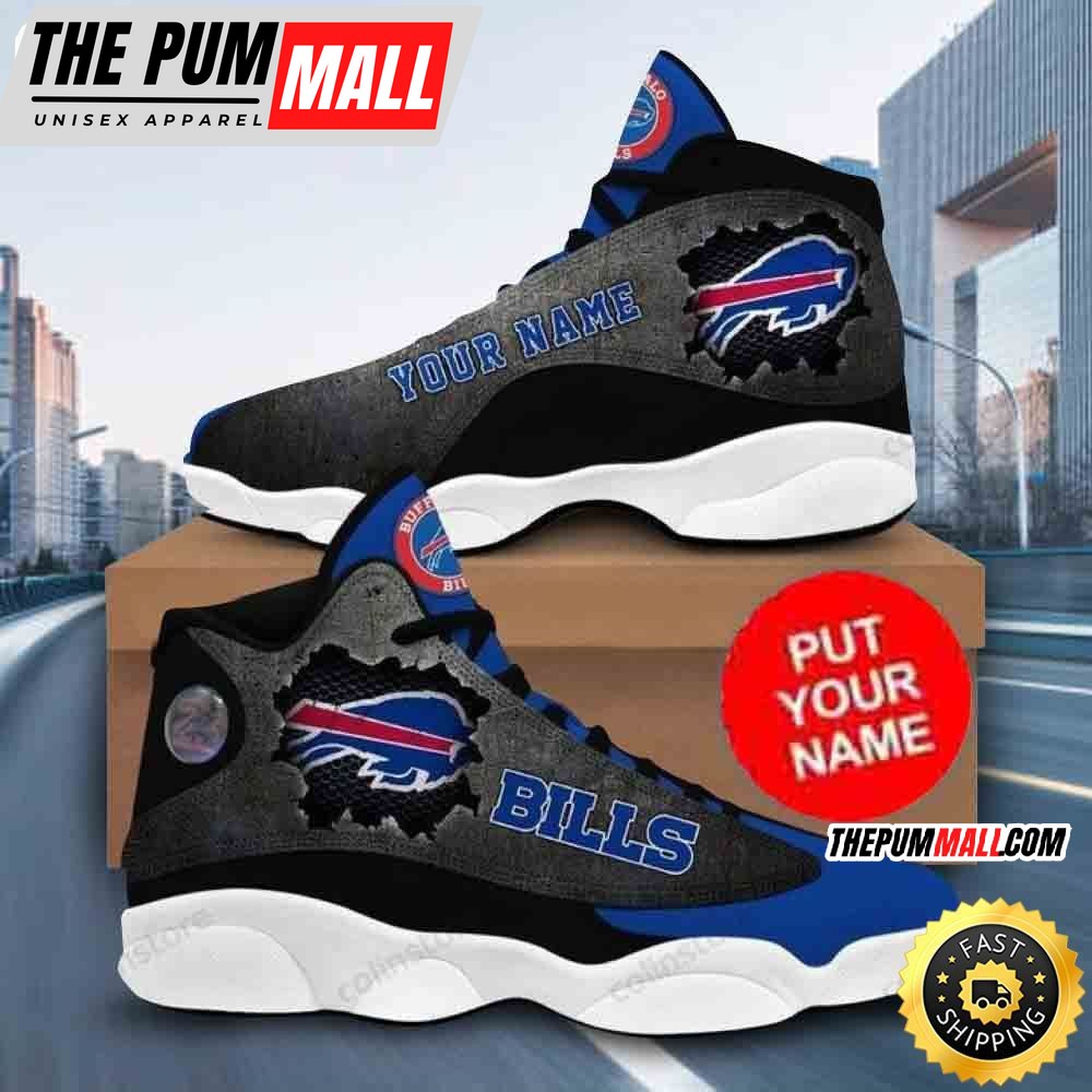 Custom Name NFL Buffalo Bills Special Air Jd 13 Shoes Printed Logo JD 13