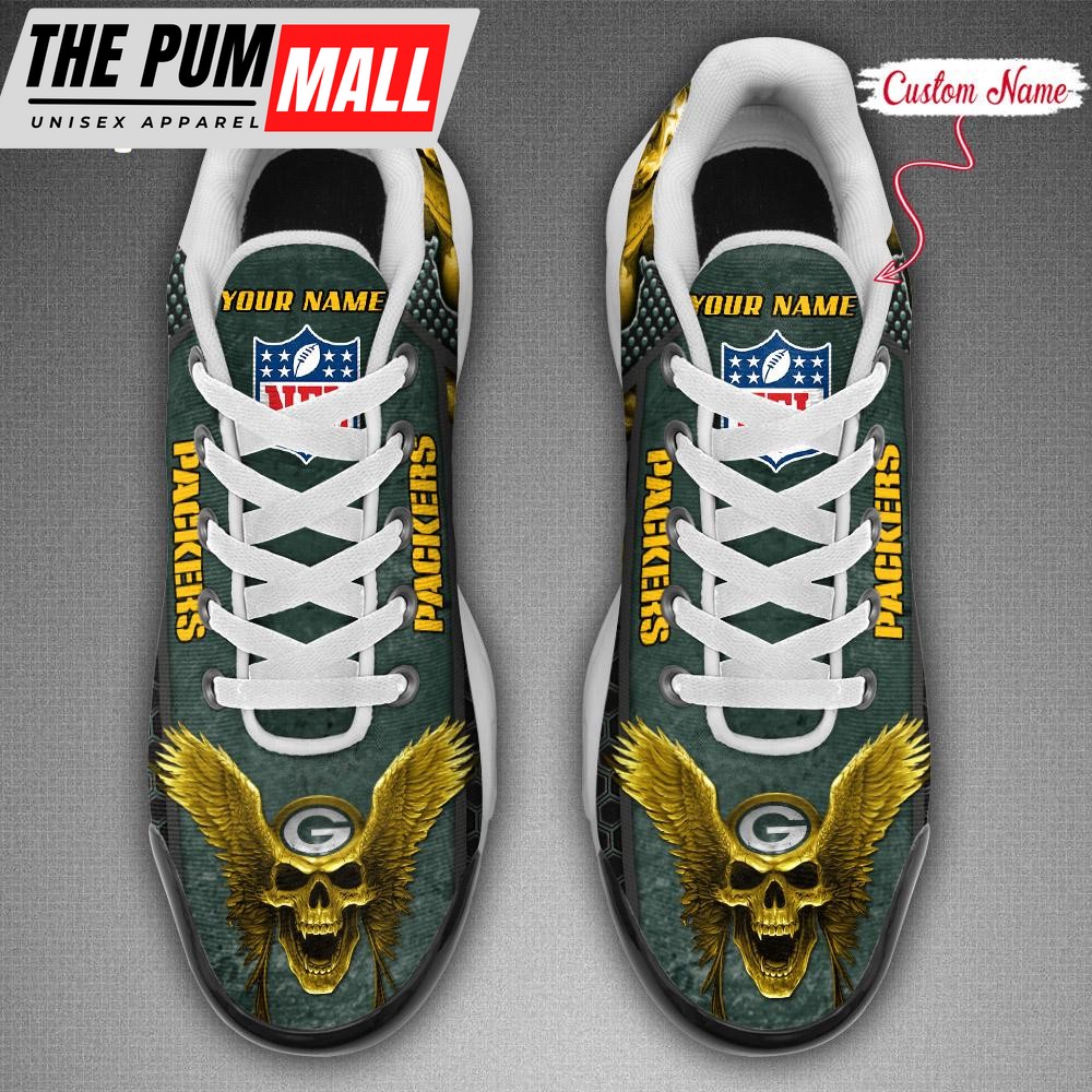 custom-name-nfl-green-bay-packers-skull-air-max-plus-shoes-xn57zz2z Custom Name NFL Green Bay Packers Skull Air Max Plus Shoes