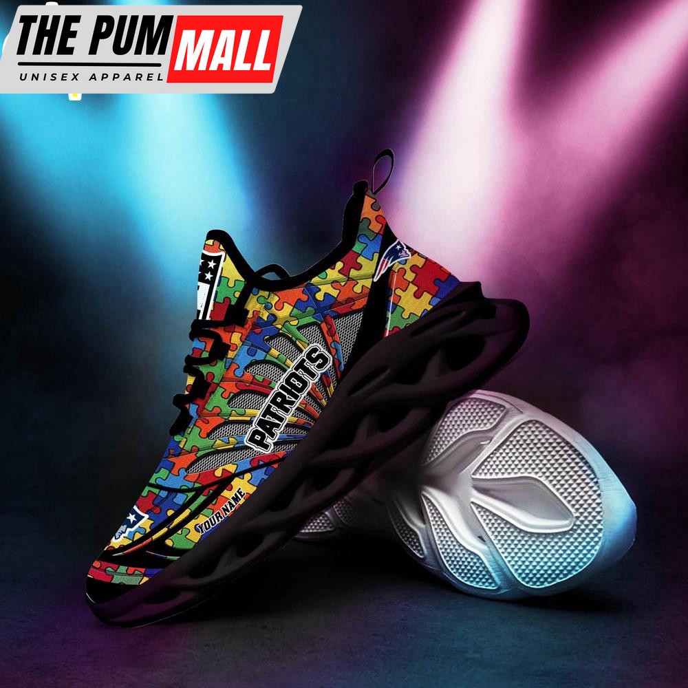 custom-name-nfl-new-england-patriots-autism-clunky-max-soul-shoes-xi034wwq Custom Name NFL New England Patriots Autism Clunky Max Soul Shoes
