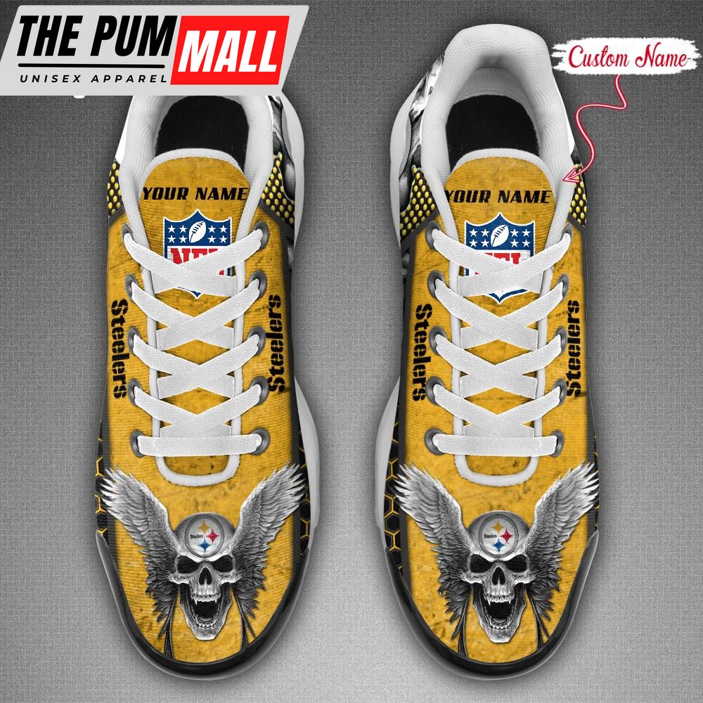 custom-name-nfl-pittsburgh-steelers-skull-air-max-plus-shoes-xmk567l7 Custom Name NFL Pittsburgh Steelers Skull Air Max Plus Shoes