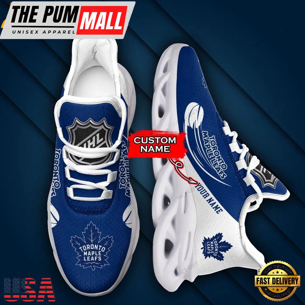 Custom Name NHL Toronto Maple Leafs Team Sport Max Soul Shoes