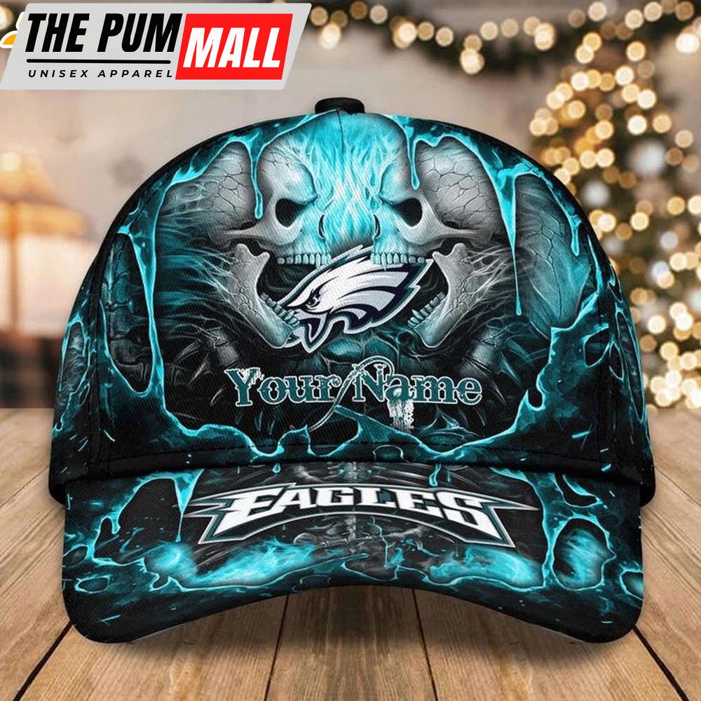Custom Name Philadelphia Eagles Baseball Caps