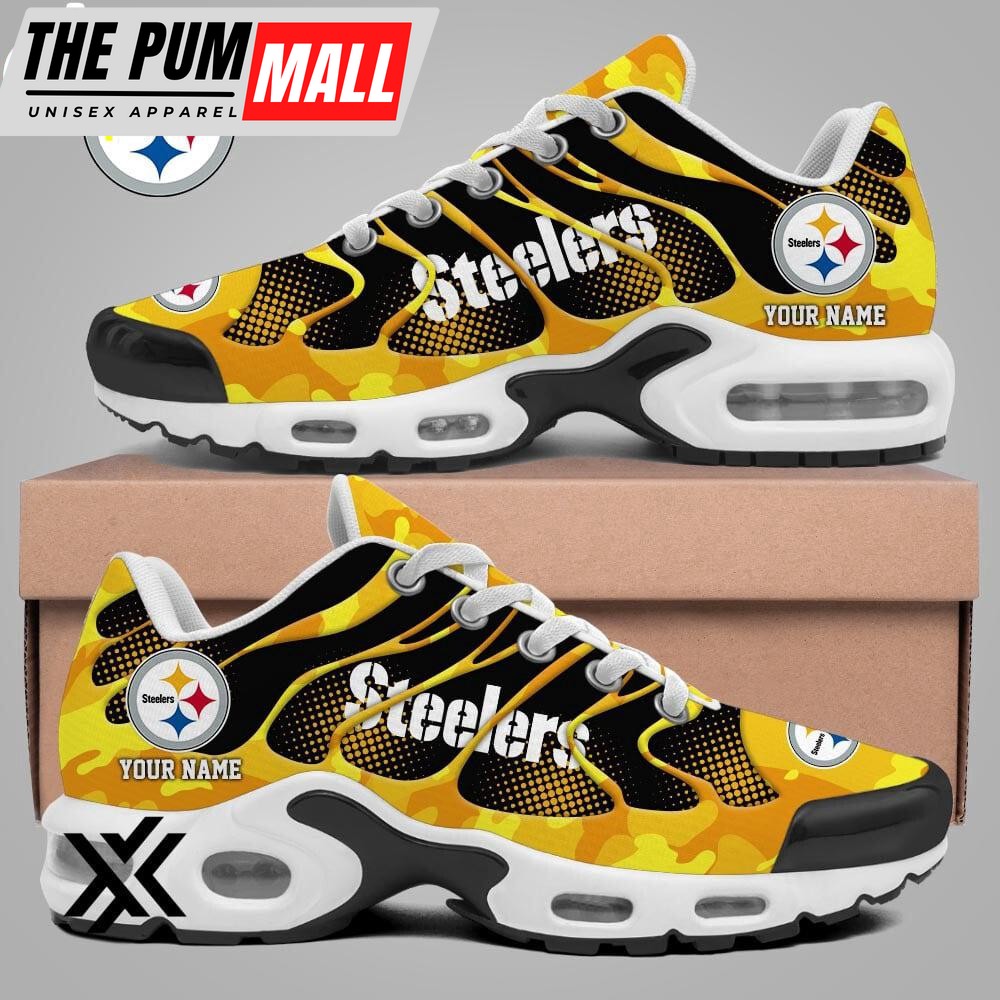 Custom Name Pittsburgh Steelers Air Max Plus Shoes For Fans