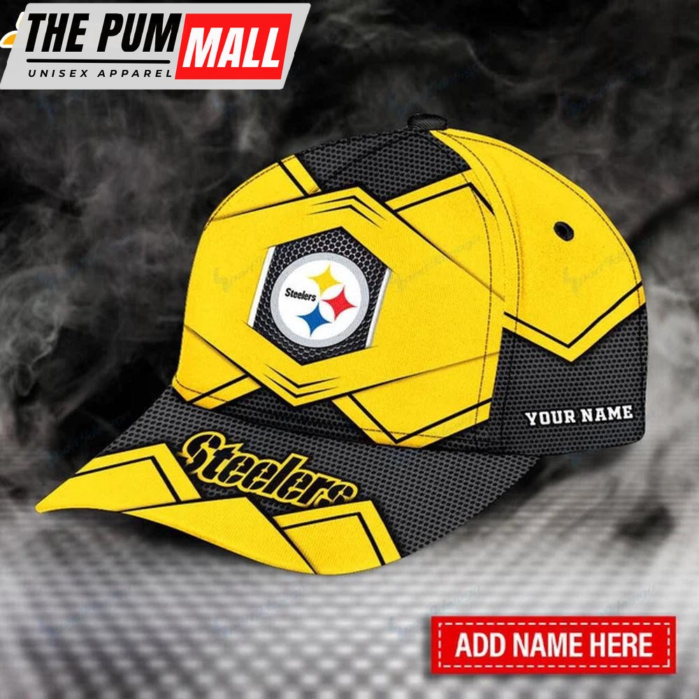 Custom Name Pittsburgh Steelers Team Sport Classic Baseball Cap