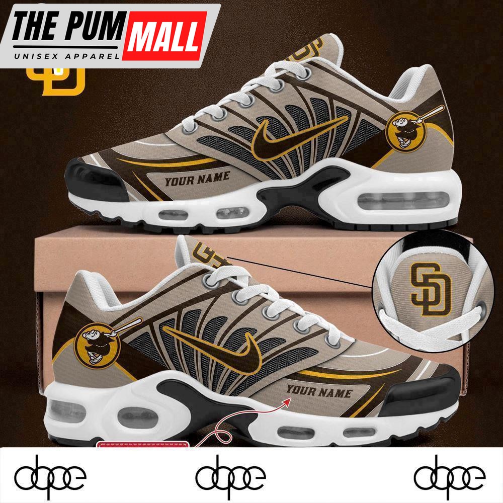 Custom Name San Diego Padres 2024 Shoes