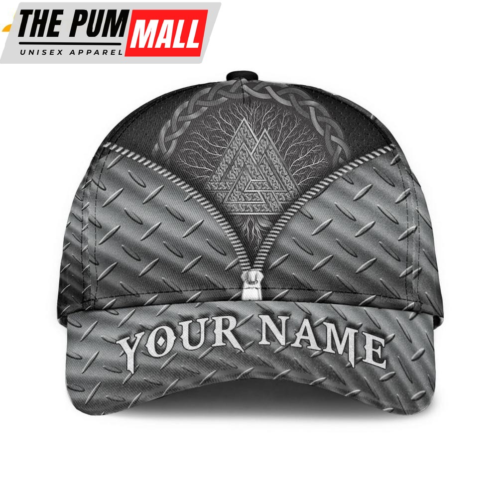 Custom Name Viking Celtic Tree of Life Classic Baseball Cap