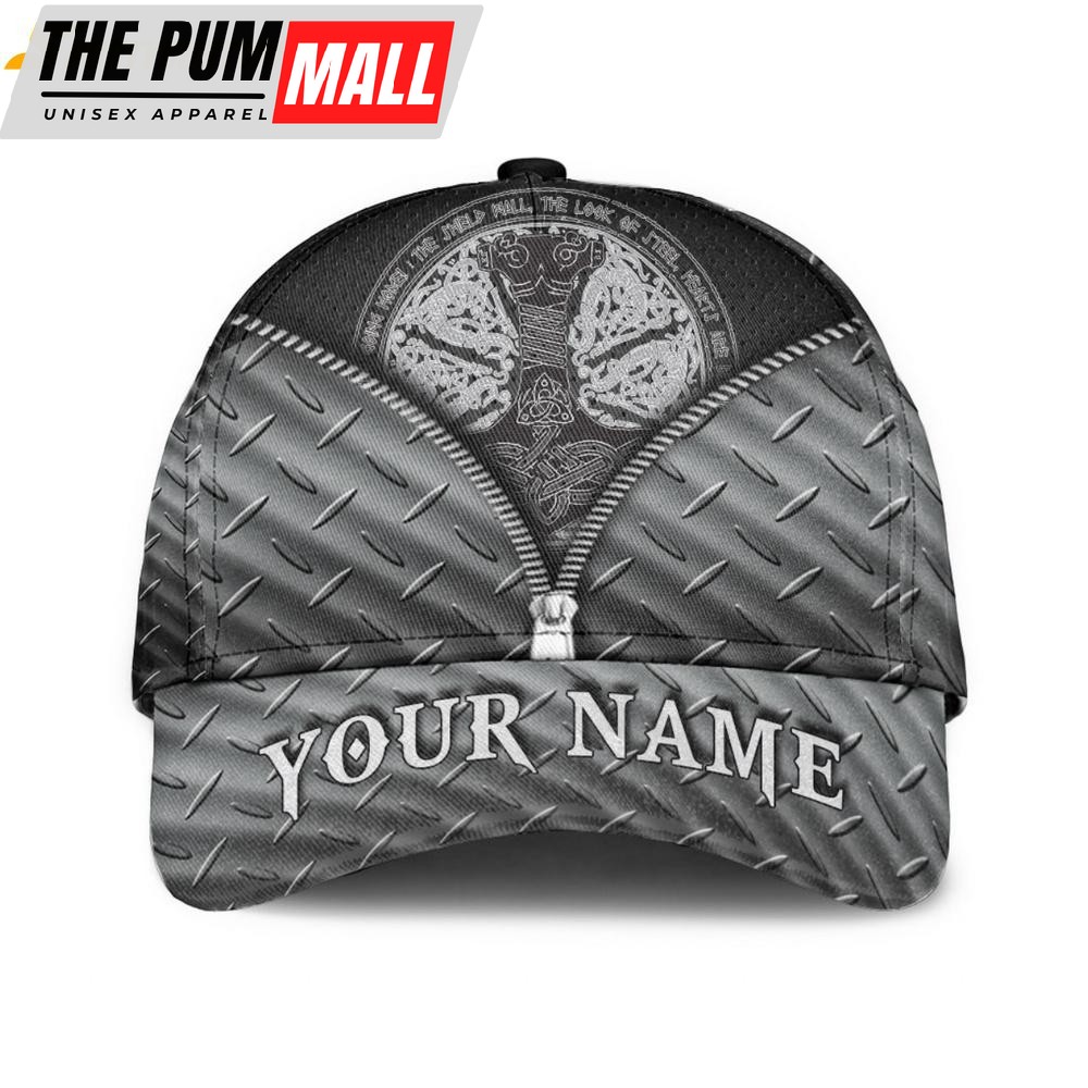 Custom Name Viking Thor Hammer Classic Baseball Cap