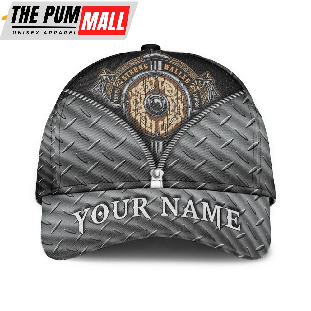 Custom Name Viking Weapon Colorful Classic Baseball Cap