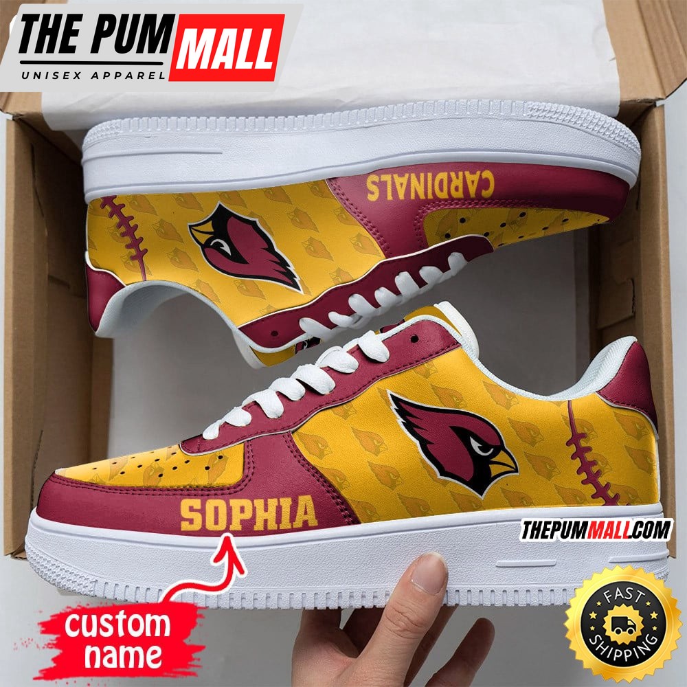 Custom NFL Arizona Cardinals Air Force 1 Shoes Fashionable Air Force 1