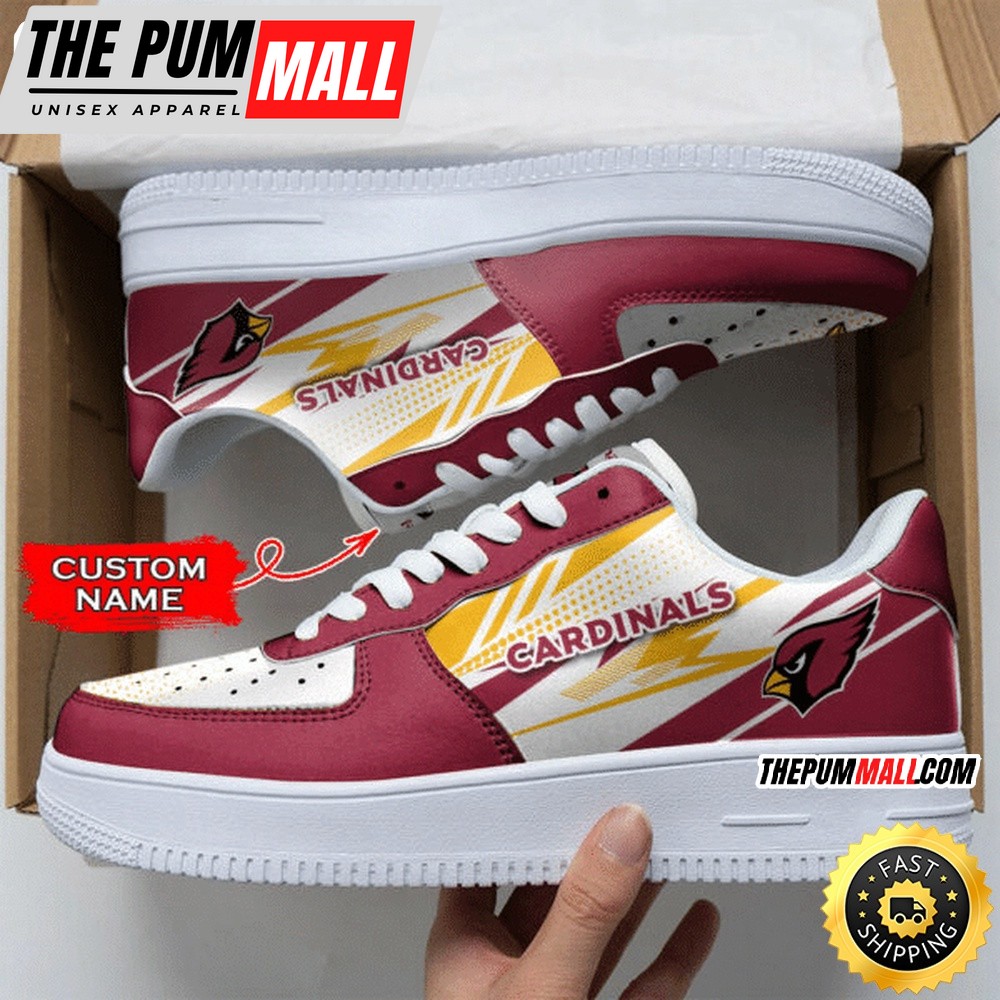 Custom NFL Arizona Cardinals Air Force 1 Shoes Sports Sneaker For Fans