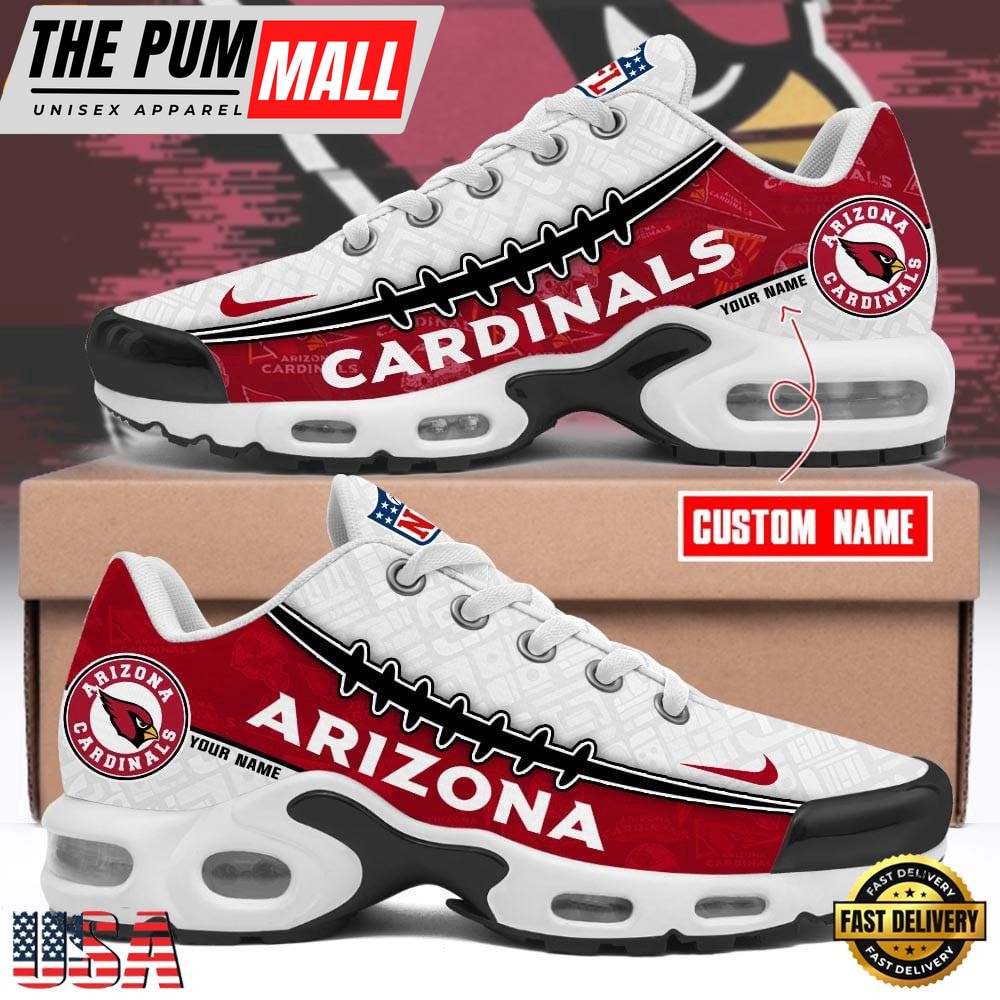 Custom NFL Arizona Cardinals Limited Design Air Max Plus Shoes Running Sneakers