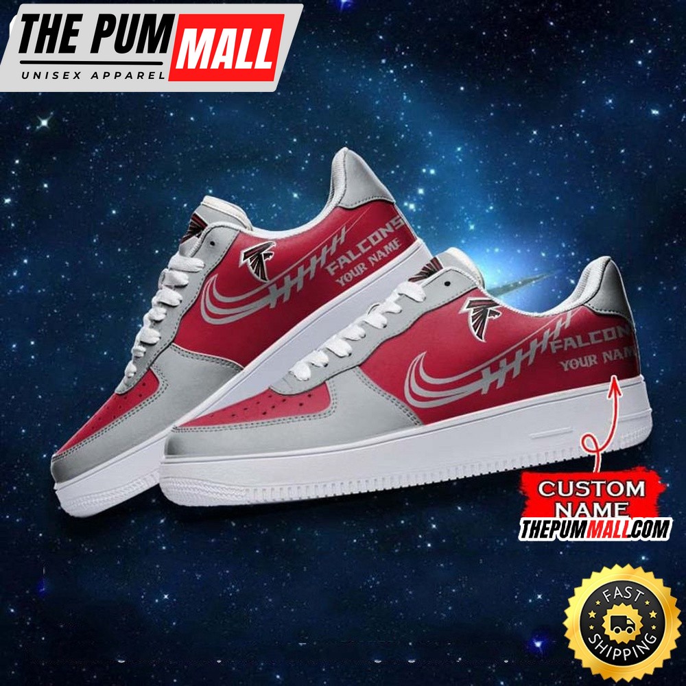 Custom NFL Atlanta Falcons Air Force 1 Shoes Sneaker Football Shoes For Sport Fans