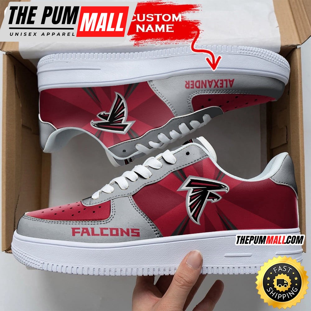 Custom NFL Atlanta Falcons Air Force 1 Shoes Versatile AF1 Series