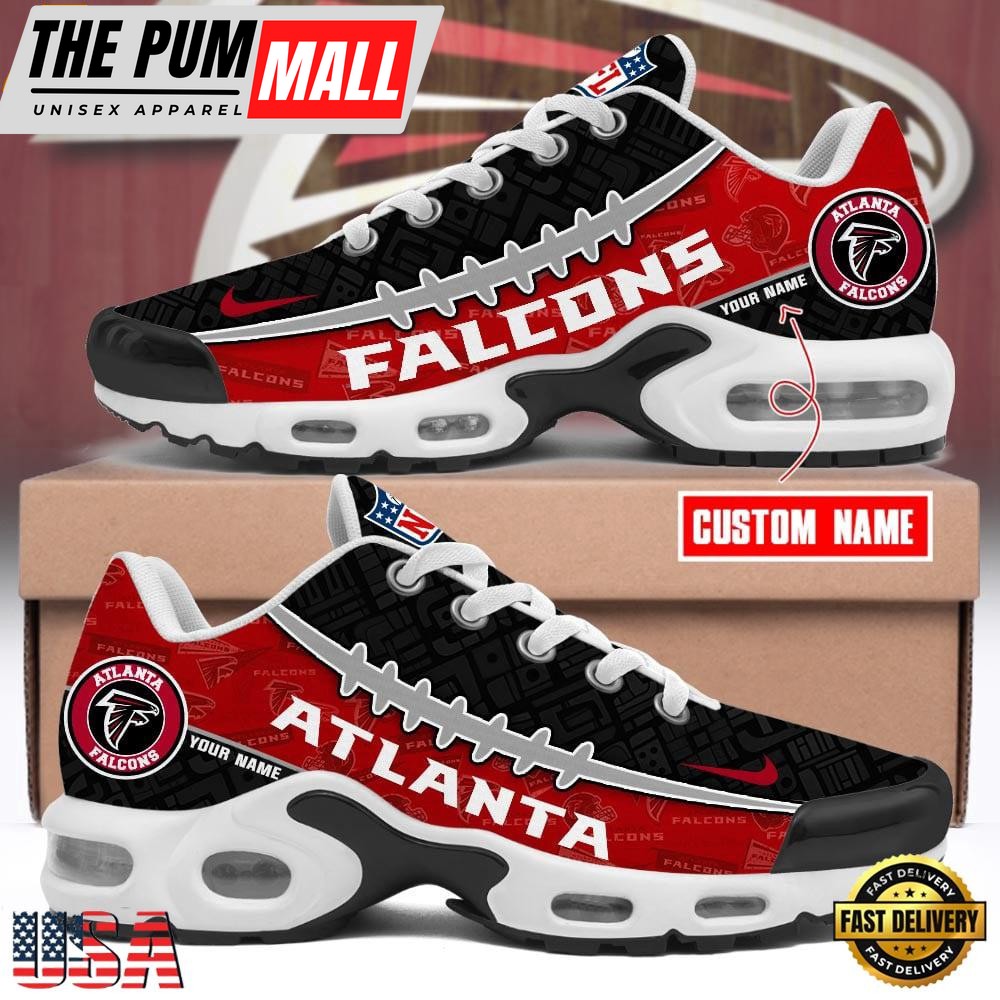 Custom NFL Atlanta Falcons Limited Design Air Max Plus Shoes Running Sneakers