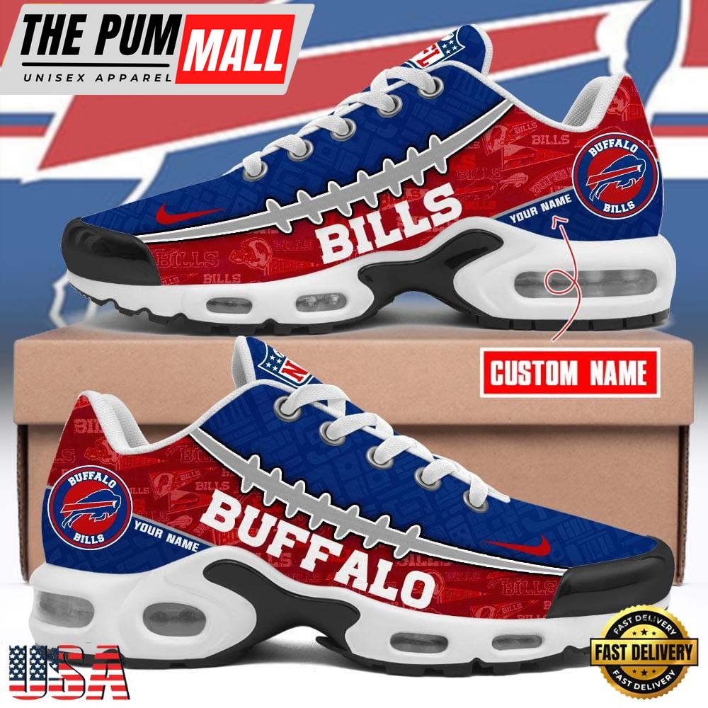Custom NFL Buffalo Bills Limited Design Air Max Plus Shoes Running Sneakers