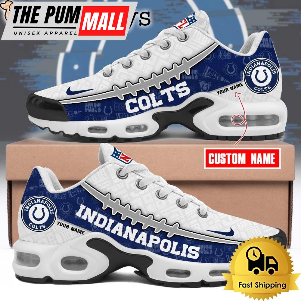 Custom NFL Indianapolis Colts Limited Design Air Max Plus Shoes