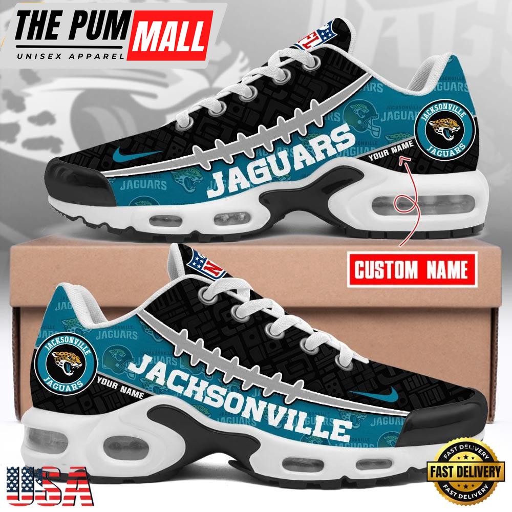 Custom NFL Jacksonville Jaguars Limited Design Air Max Plus Shoes Running Sneakers