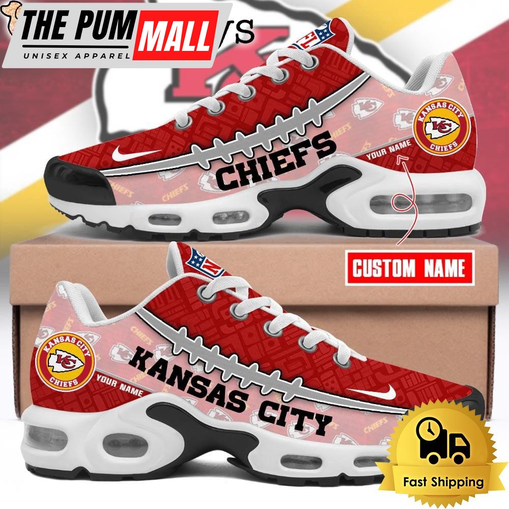 Custom NFL Kansas City Chiefs Limited Design Air Max Plus Shoes