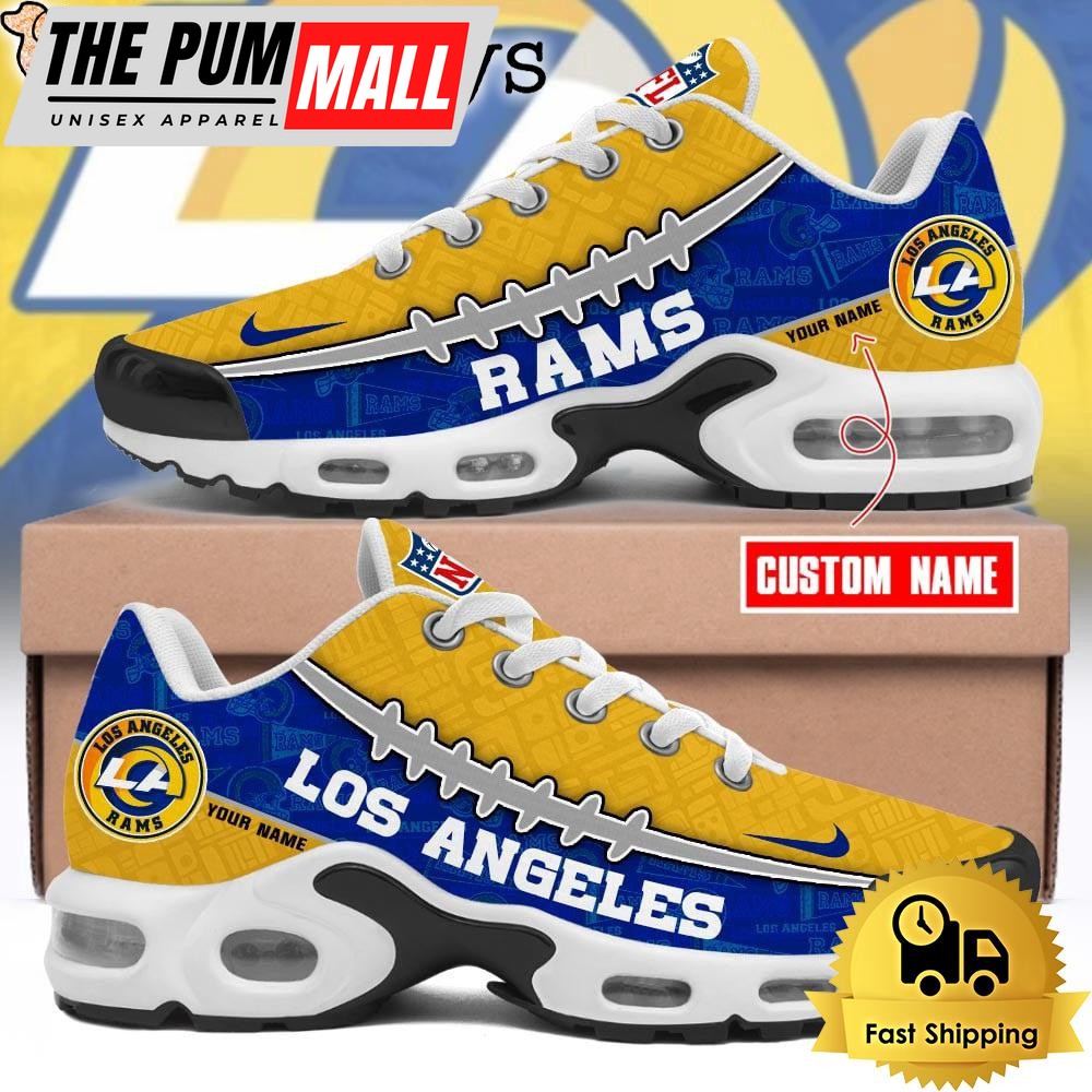 Custom NFL Los Angeles Rams Limited Design Air Max Plus Shoes