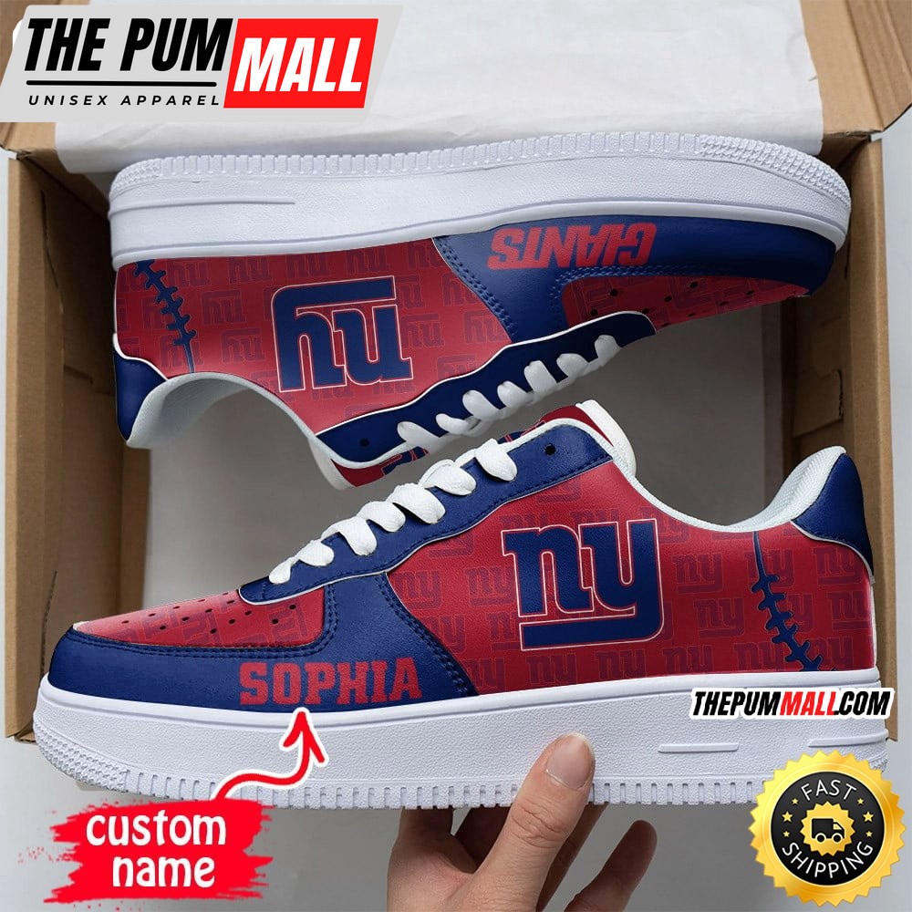 Custom NFL New York Giants Air Force 1 Shoes Fashionable Air Force 1