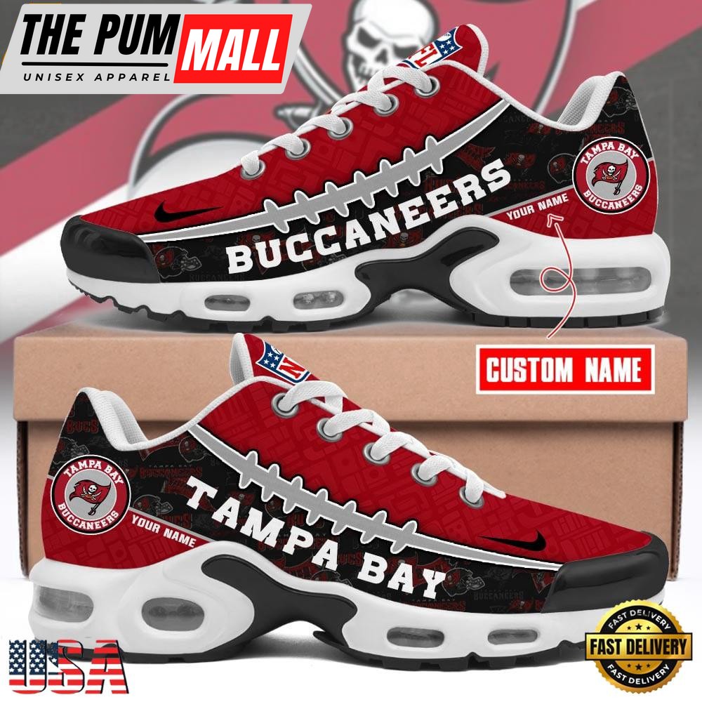 Custom NFL Tampa Bay Buccaneers Limited Design Air Max Plus Shoes Running Sneakers