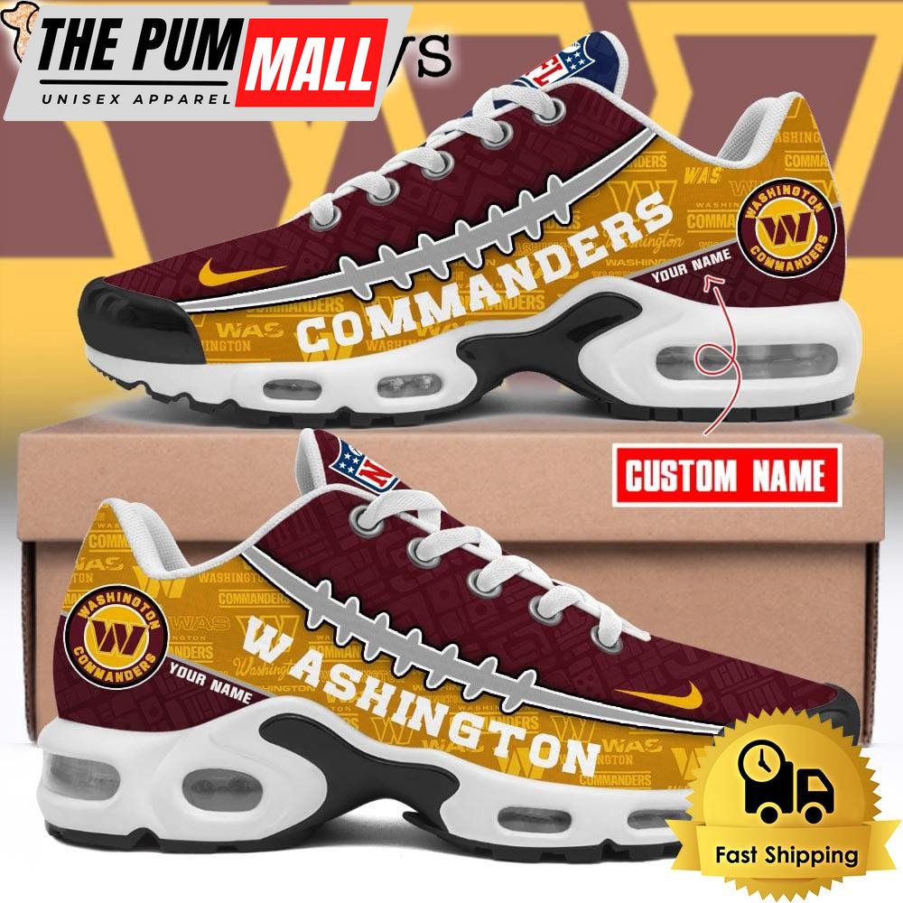 Custom NFL Washington Commanders Limited Design Air Max Plus Shoes