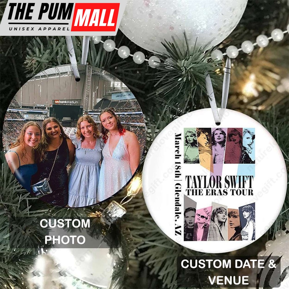 Custom Photo Eras Tour Taylor Swift Ornament Christmas Gift for Fans Limited Edition