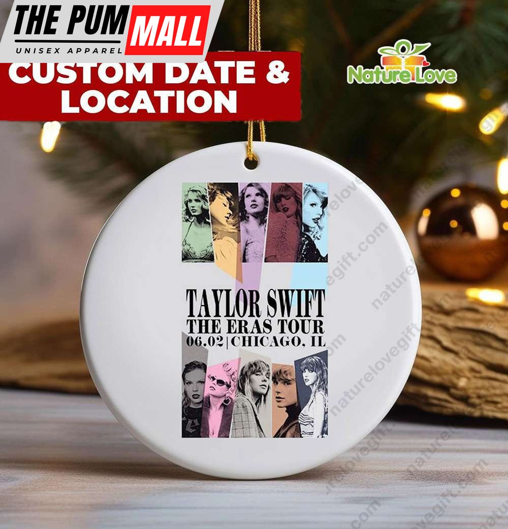 Custom Taylor Swift Ornament Eras Tour Memory Christmas Gift for Swifties Limited Edition