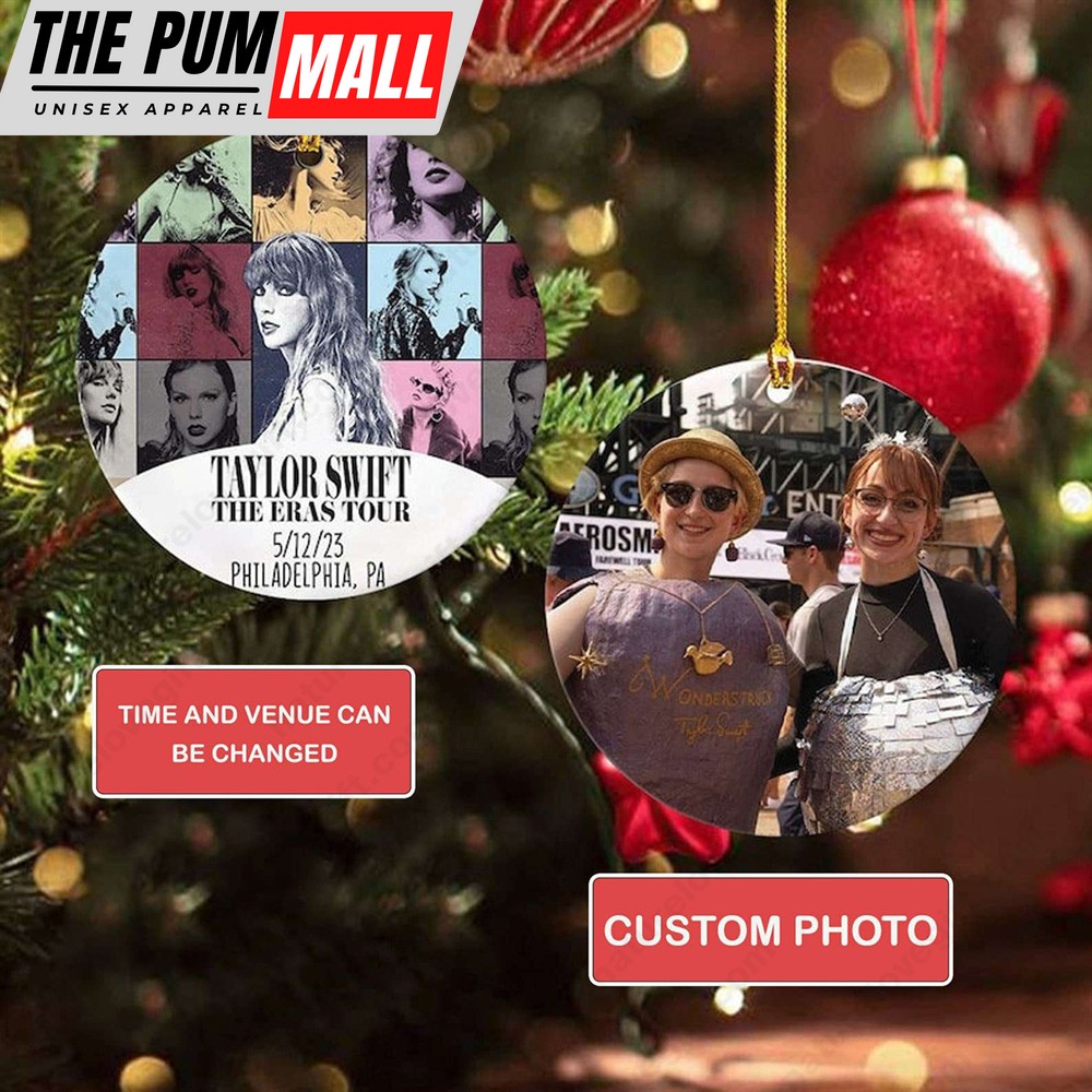 Custom The Eras Tour Photo Taylor Swift Ornament Gift For Swifties Limited Edition