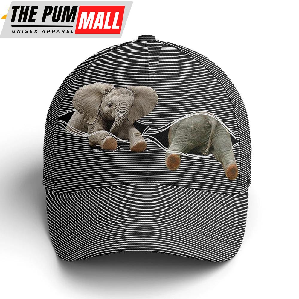 Cute Baby Elephant Funny Classic Baseball Cap