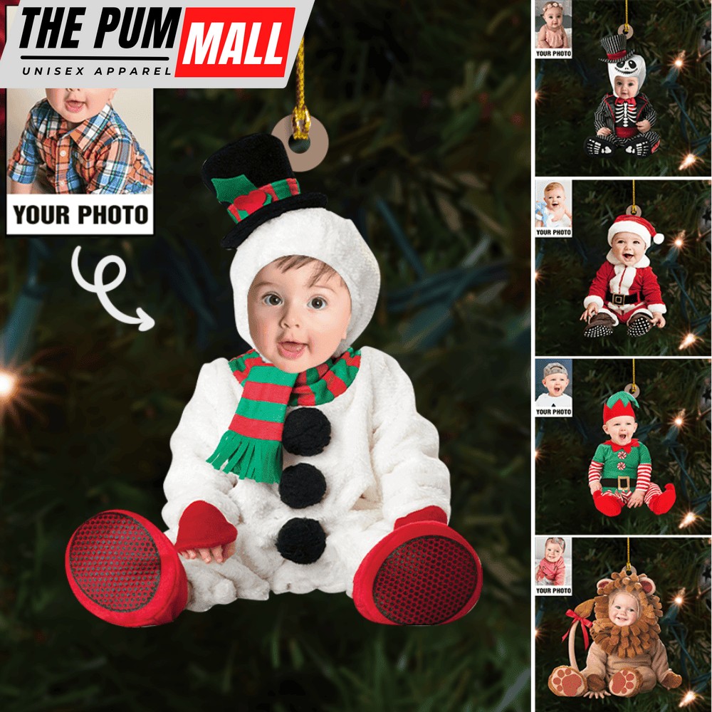 Cute Baby Ornament Custom Photo Christmas Ornament Limited Edition