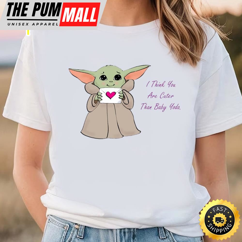 Cute Baby Yoda Valentine Shirt, Star War Valentine Shirt