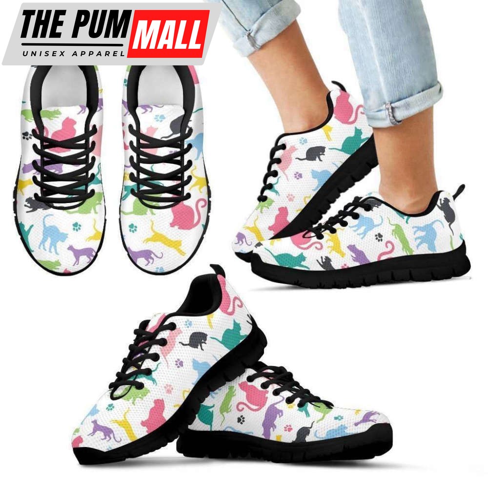 Cute cats Kid’s Sneakers Walking Running Lightweight Casual Shoes For Men And Women