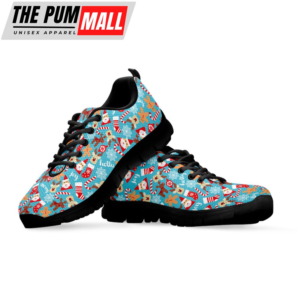 cute-christmas-elements-pattern-print-black-running-shoes-gift-for-men-and-wome-twabeuk8 Cute Christmas Elements Pattern Print Black Running Shoes, Gift For Men And Women
