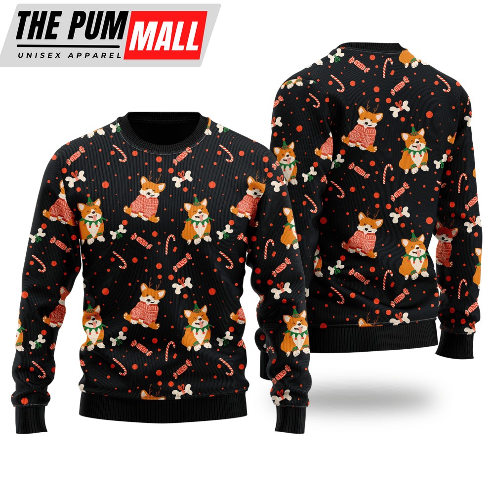 Cute Corgi for Dog Lovers Merry Christmas Ugly Christmas Sweater Christmas Gifts