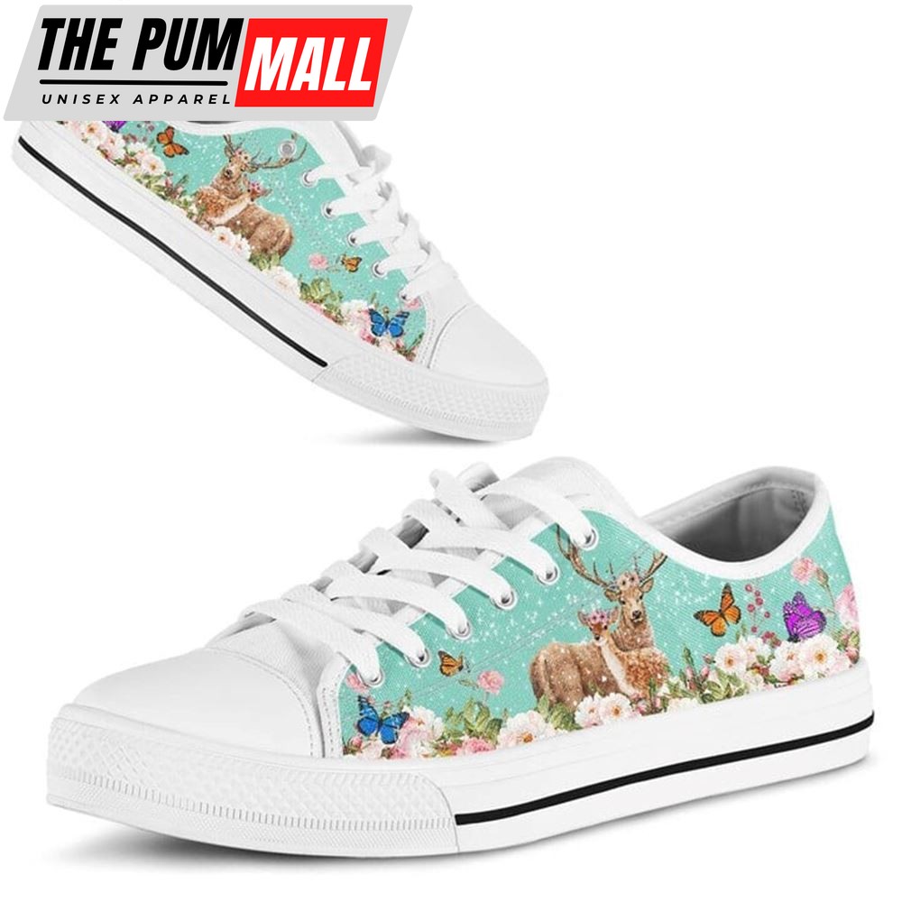 cute-couple-deer-love-flower-watercolor-low-top-shoes-low-top-shoes-mens-wome-ylvcc1vr Cute Couple Deer Love Flower Watercolor Low Top Shoes – Low Top Shoes Mens, Women