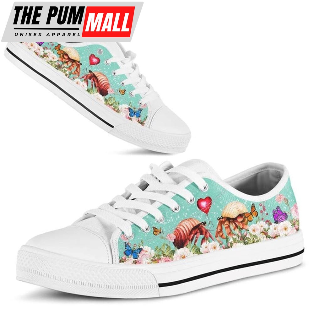 cute-couple-hermit-crab-love-flower-watercolor-low-top-shoes-low-top-shoes-men-94t8hv4v Cute Couple Hermit Crab Love Flower Watercolor Low Top Shoes – Low Top Shoes Mens, Women