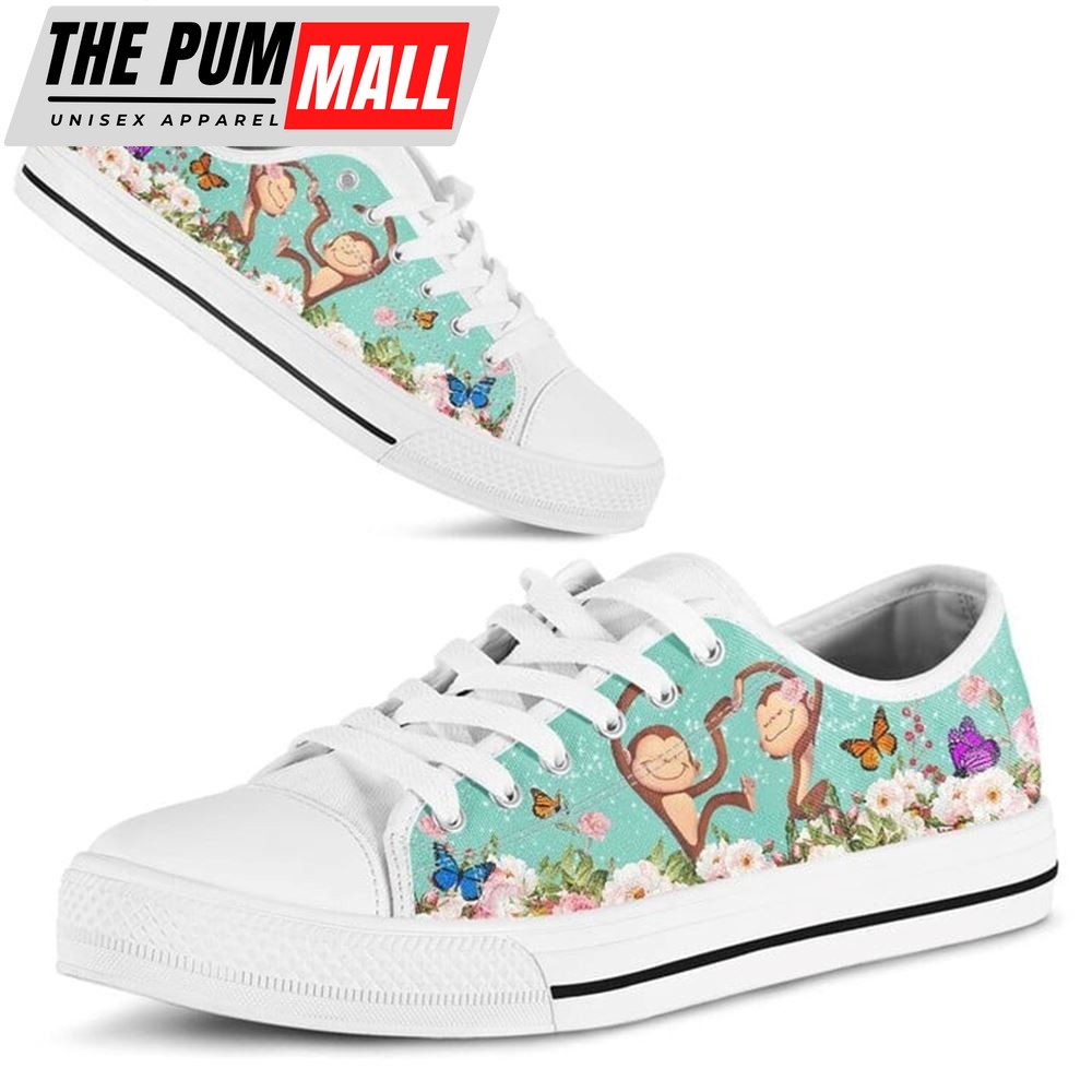 cute-couple-monkey-love-flower-watercolor-low-top-shoes-low-top-shoes-mens-wo-5cj4m129 Cute Couple Monkey Love Flower Watercolor Low Top Shoes – Low Top Shoes Mens, Women