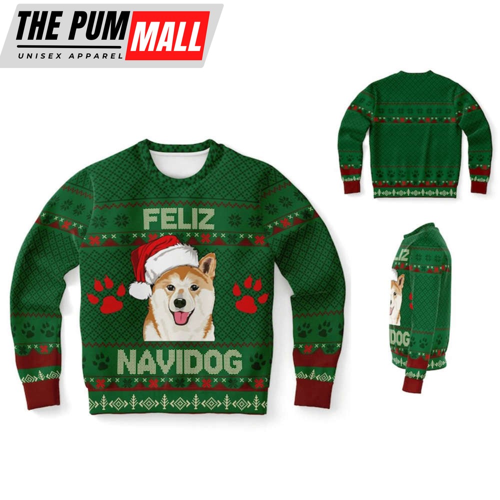Cute Dog Funny Ugly Christmas Sweater – Perfect Gift for Men & Women – Christmas Gifts