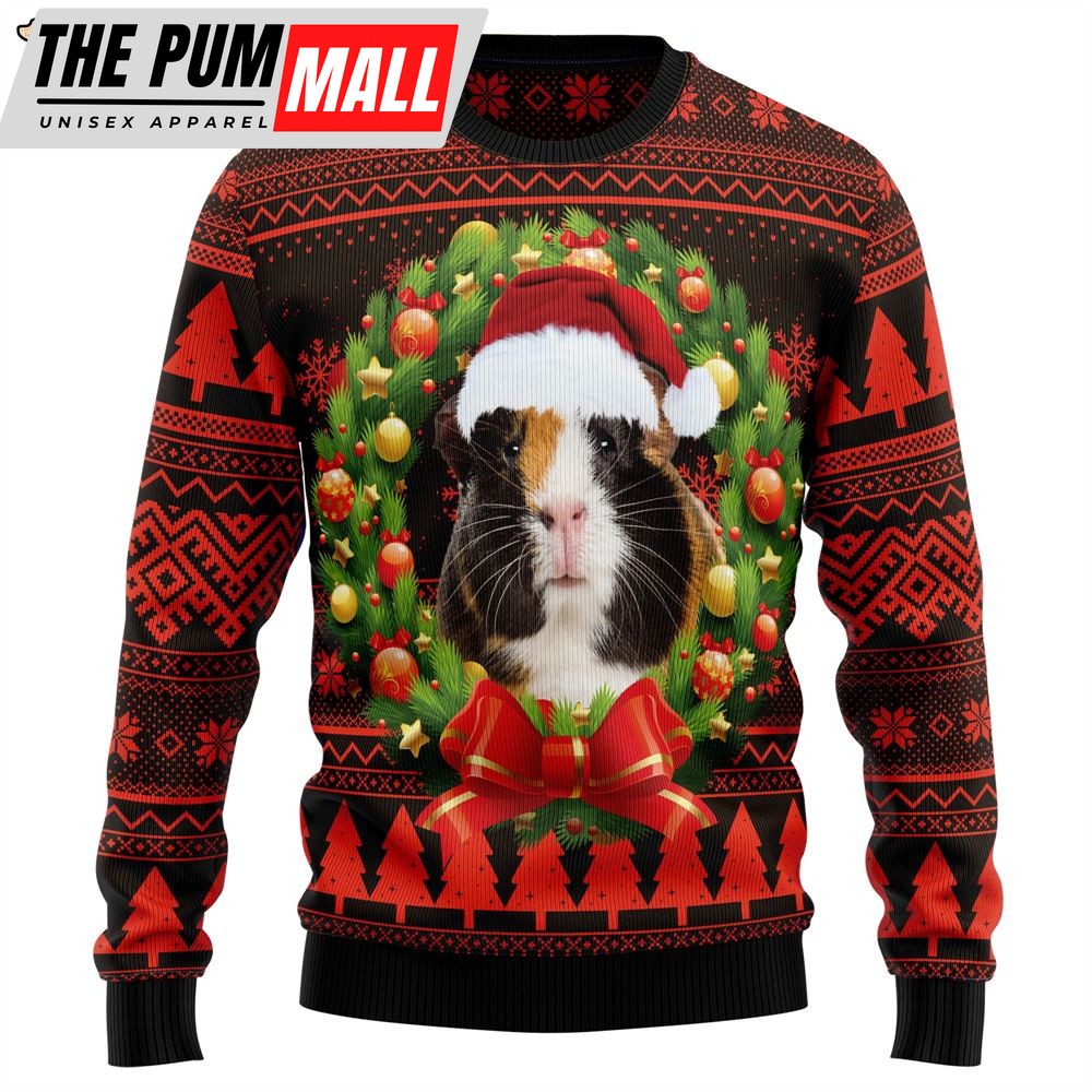 Cute Guinea Pig Ugly Christmas Sweater – Lover Xmas Sweater Gift – Dog Memorial Gift