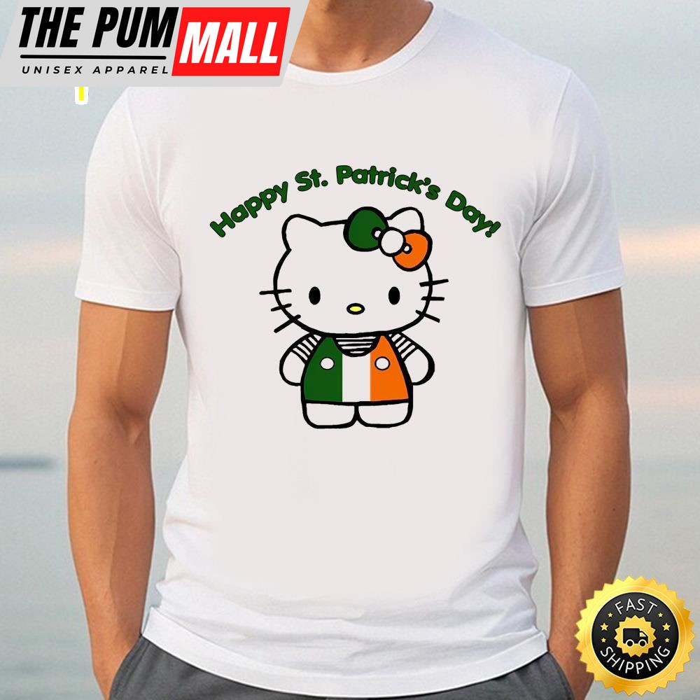 Cute Hello Kitty Happy St Patricks Day T-Shirts