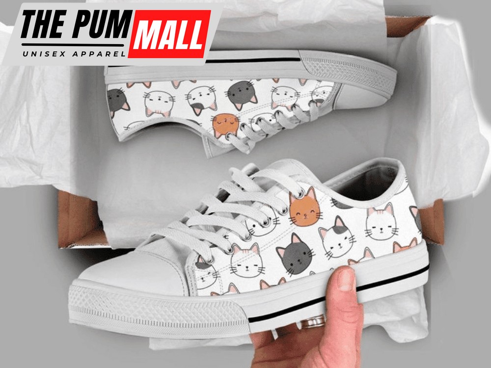 Cute Kitten Low Top Shoes PN206133Sb – Ultimate Comfort & Performance