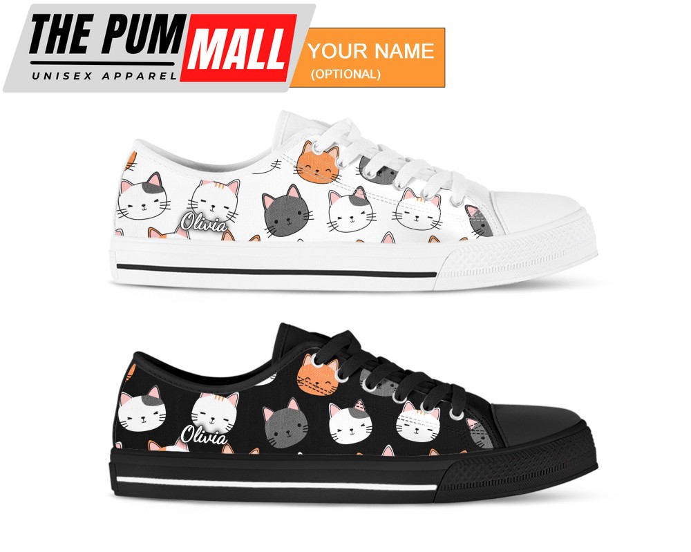 cute-kitten-shoes-cat-sneakers-low-top-shoes-for-cat-owner-gifts-wms01mug Cute Kitten Shoes, Cat Sneakers, Low Top Shoes For Cat Owner Gifts
