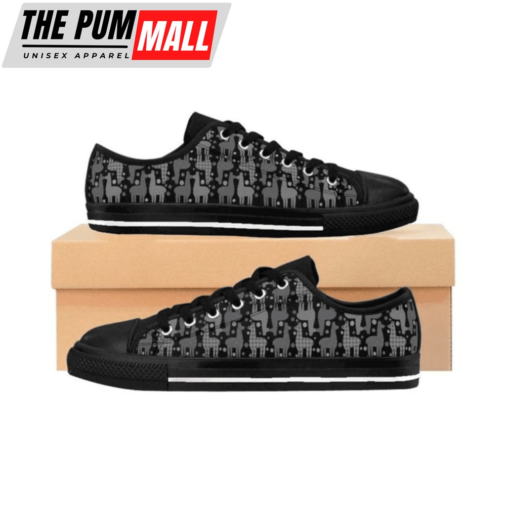 Cute Llama Tennis Low Top Shoes PN206136Sb –  Trendy Footwear