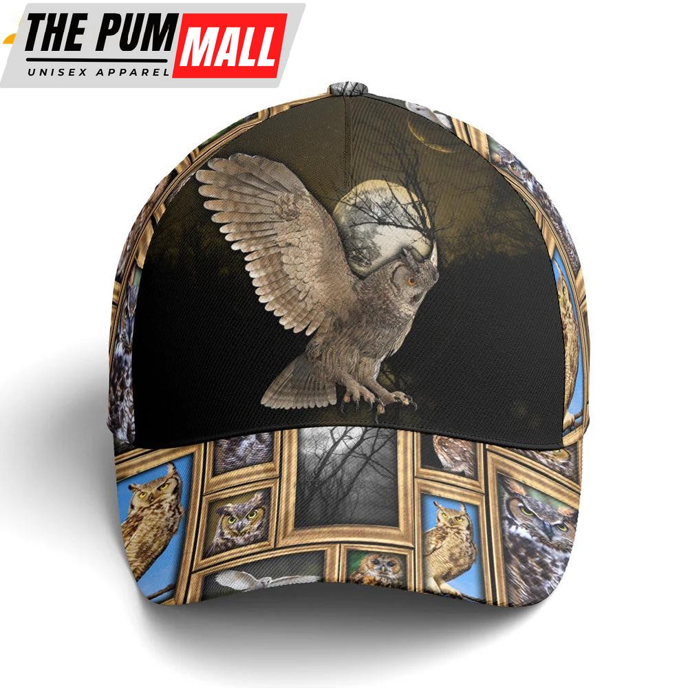 Cute Owl 3D Style Classic Baseball Cap