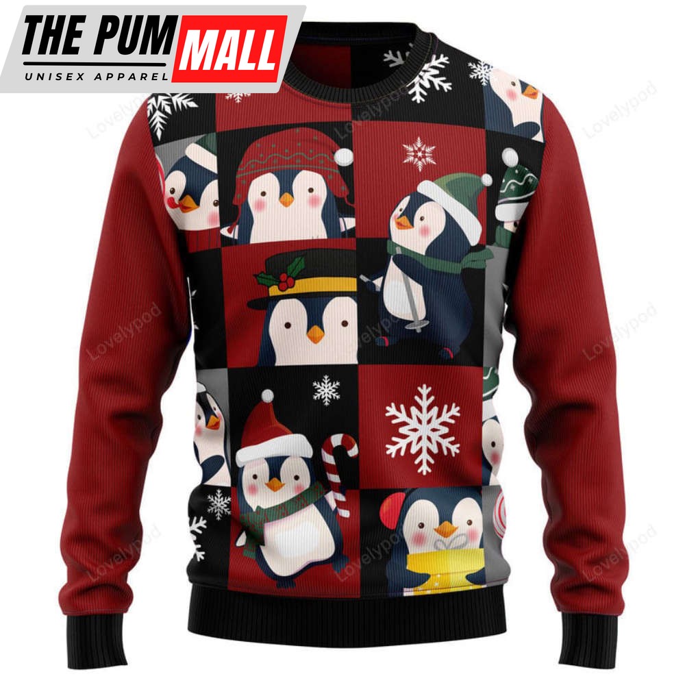 Cute Penguin Ugly Christmas Sweater, Noel Malalan – Christmas Signature