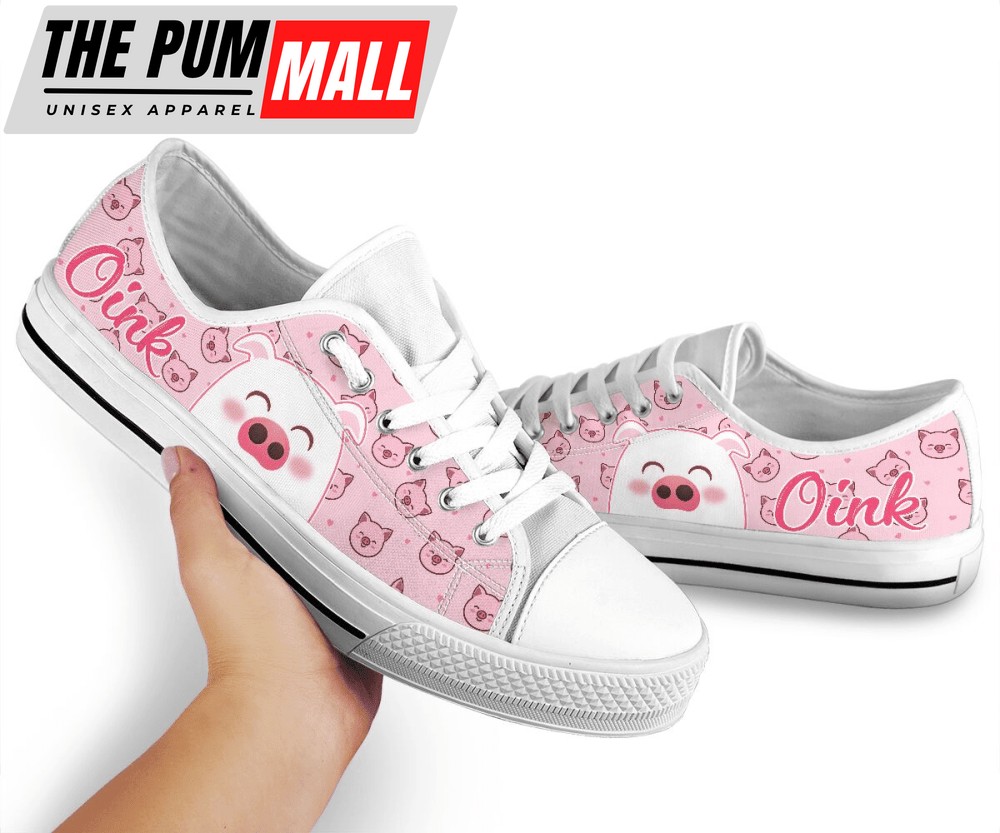 Cute Piggy Low Top Shoes Sneaker MTC103078Sb Trendy Footwear