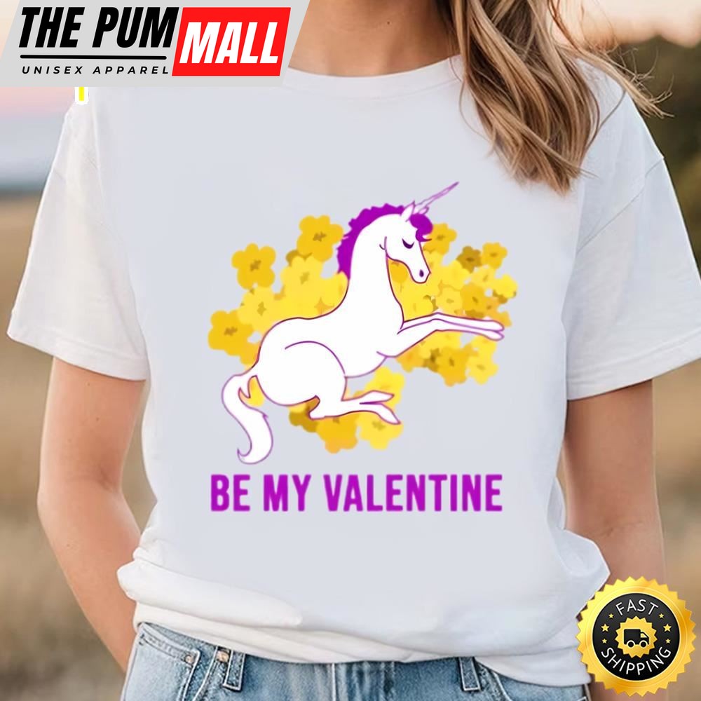 Cute Valentine Unicorn Valentines Day T-Shirt
